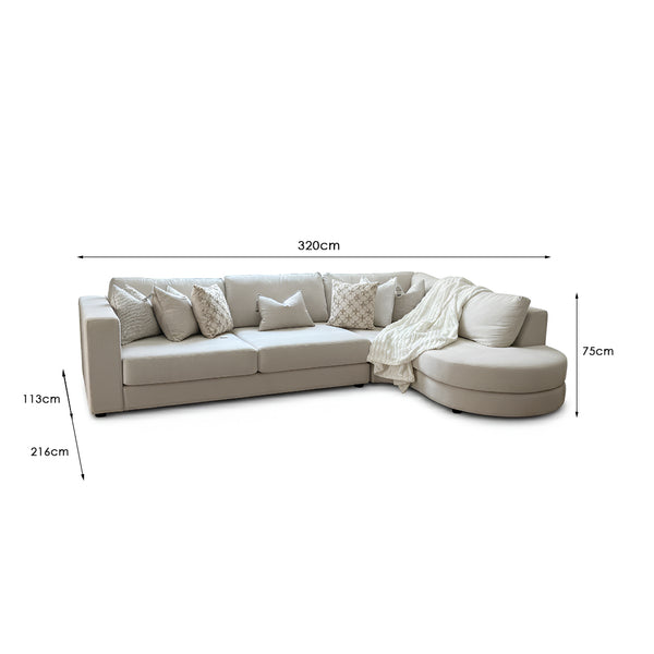 Broadway  L-shaped Sectional Sofa
