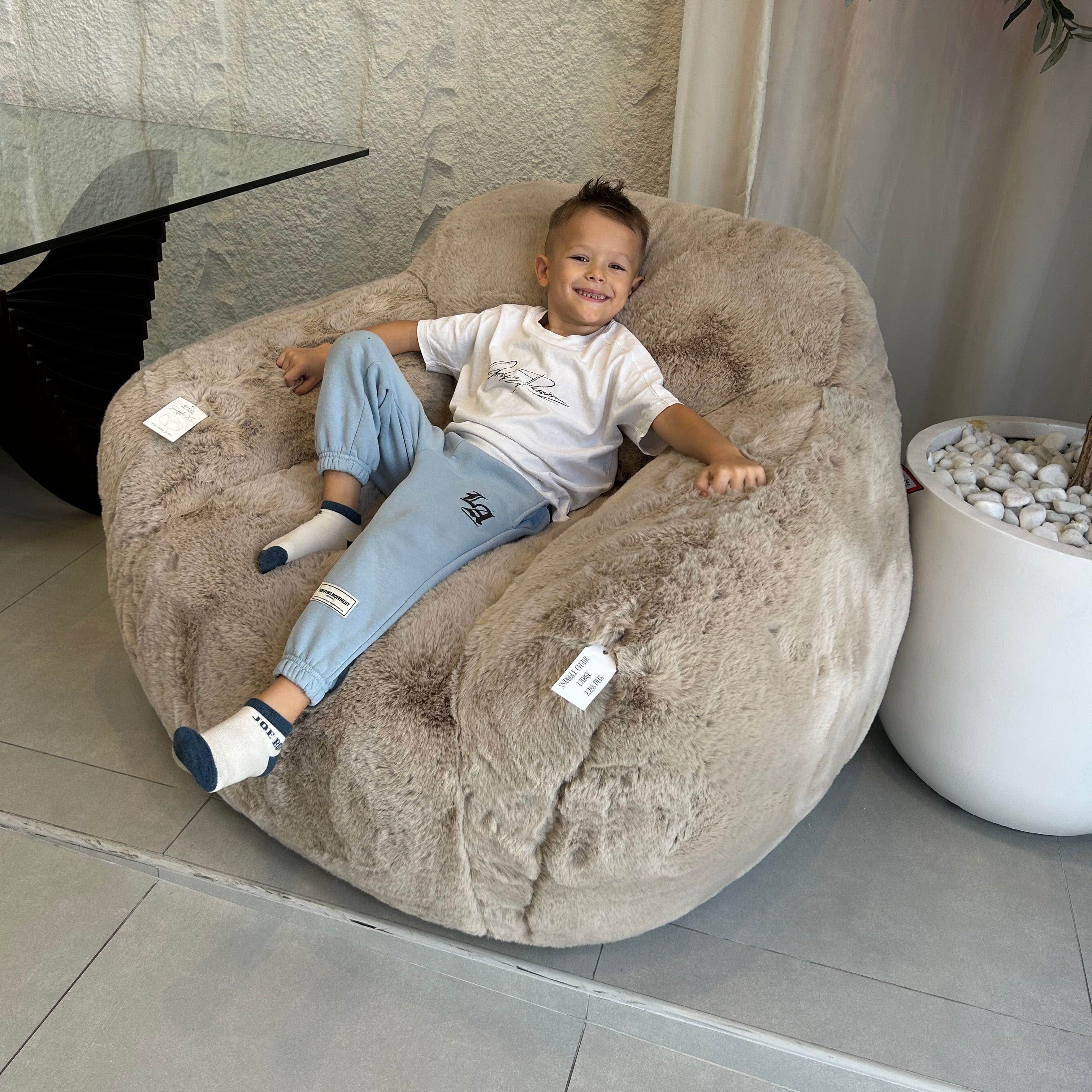 Snuggles Armchair | Plush Faux Fur | Bless Brothers