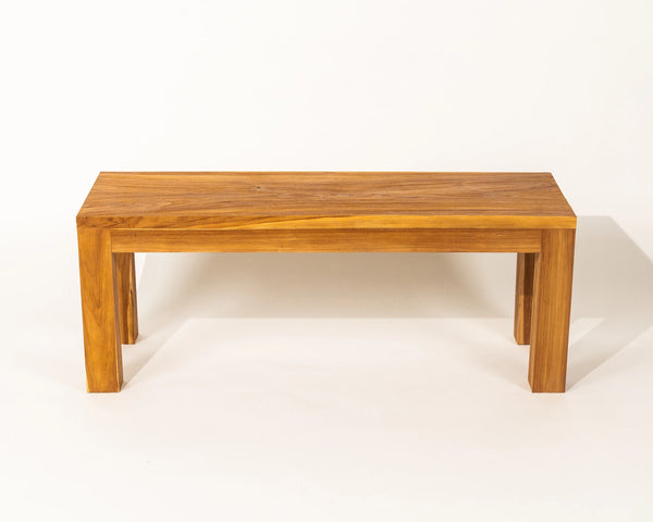 Aura Bench Reclaimed Teak Wood