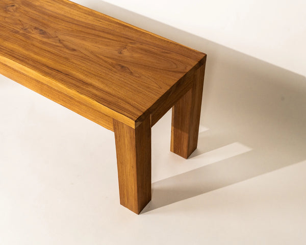 Aura Bench Reclaimed Teak Wood
