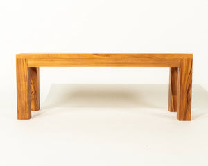Aura Bench Natural Teak Wood