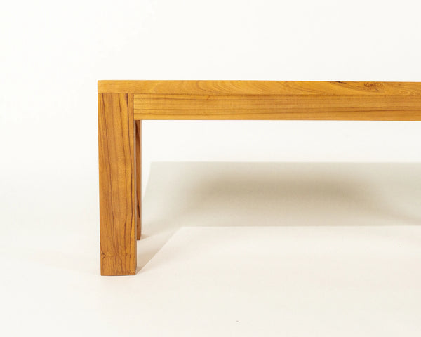 Aura Bench Natural Teak Wood