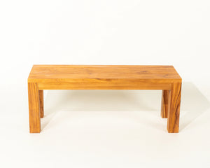 Aura Bench Natural Teak Wood