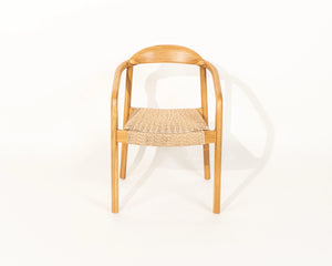 Awan Dining Chair Teak Wood and Rope Outdoor