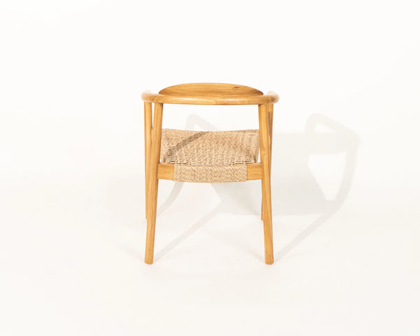 Awan Dining Chair Teak Wood and Rope Outdoor