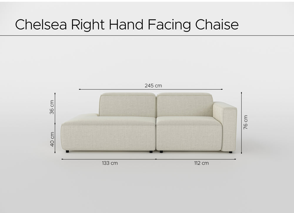 Chelsea Chaise Left Sofa