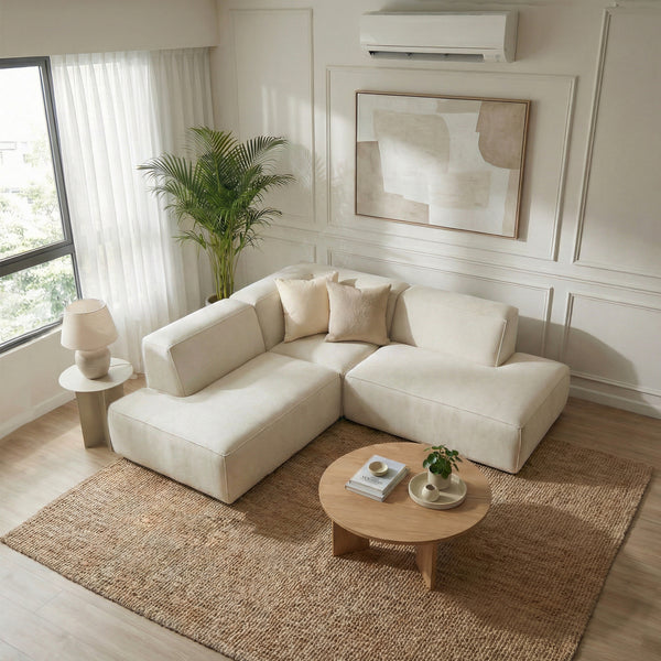 Corner Rounded Chaise Chelsea Corner Chaise Sofa UAE Modern Chaise Sofa Dubai Abu Dhabi