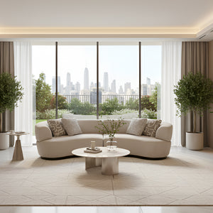 Claire Curved 3 Seater Sofa