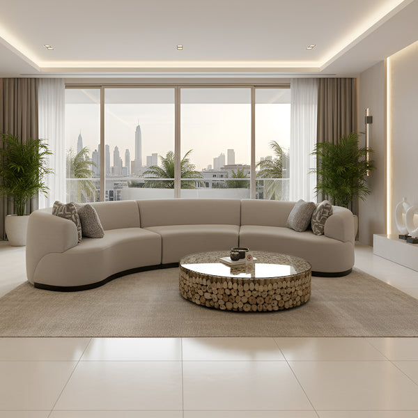 Claire Curved 5 Seater Sofa