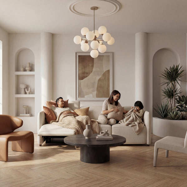 Delilah Electric Recliner 3 Seater Sofa