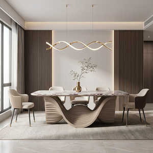 Eclipse Marble Dining Table