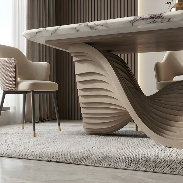 Eclipse Marble Dining Table