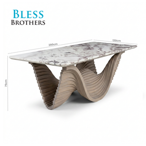 Eclipse Marble Dining Table