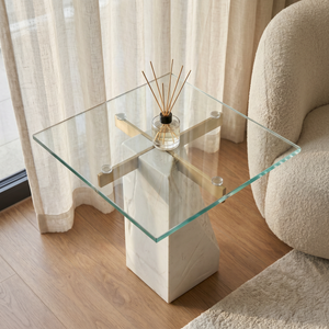 Golden Crest Side Table