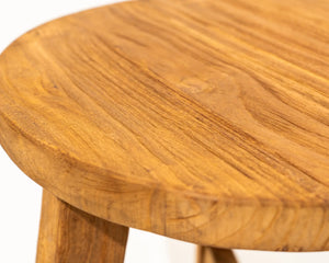 Kauri Bar Stool Reclaimed Teak Wood