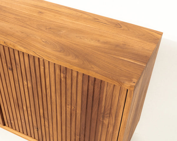 Malhar 2 Door Sideboard Natural Teak Wood