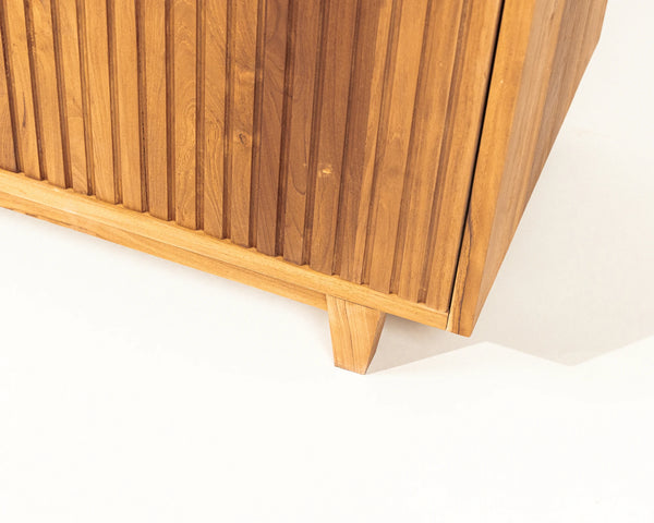Malhar 2 Door Sideboard Natural Teak Wood