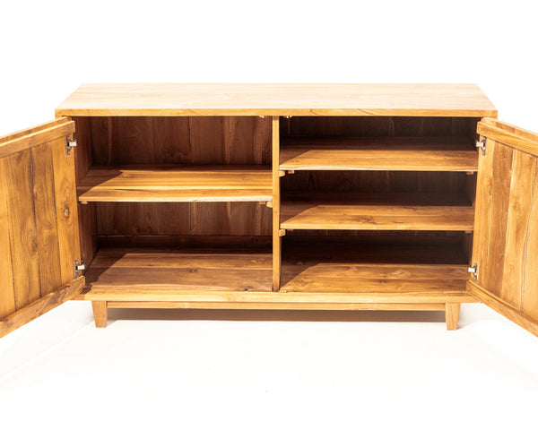 Malhar 2 Door Sideboard Natural Teak Wood
