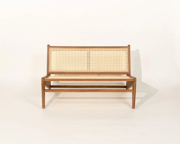 Meranti Sofa Teak Wood and Synthetic Rattan Outdoor