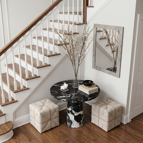 Noir Foyer Marble Table