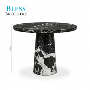 Noir Foyer Marble Table