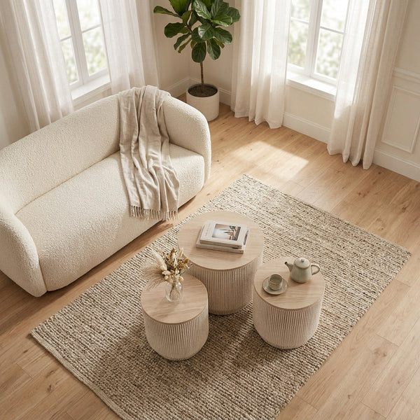 Pearl Nest Rope Nesting Table