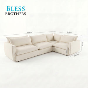Poppy L Shape Sofa