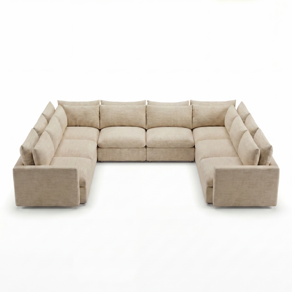 Poppy Large U Shape Majlis Sofa