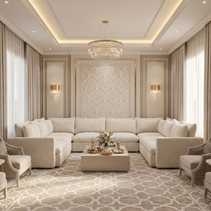 Poppy Large U Shape Majlis Sofa