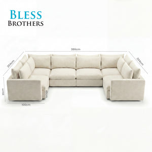 Poppy U Shape Majlis Sofa