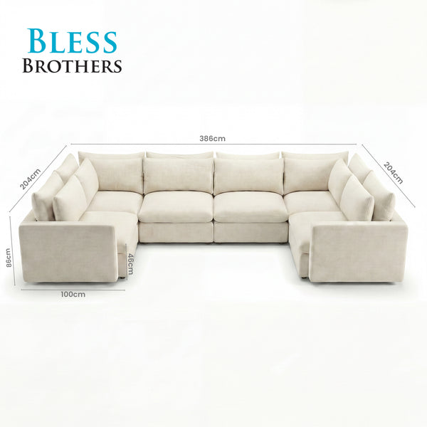 Poppy U Shape Majlis Sofa