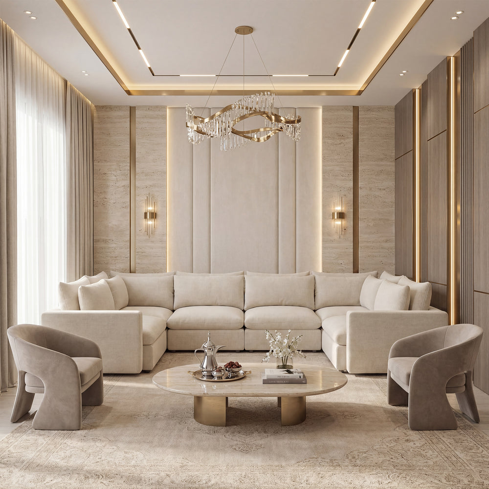 Poppy U Shape Majlis Sofa