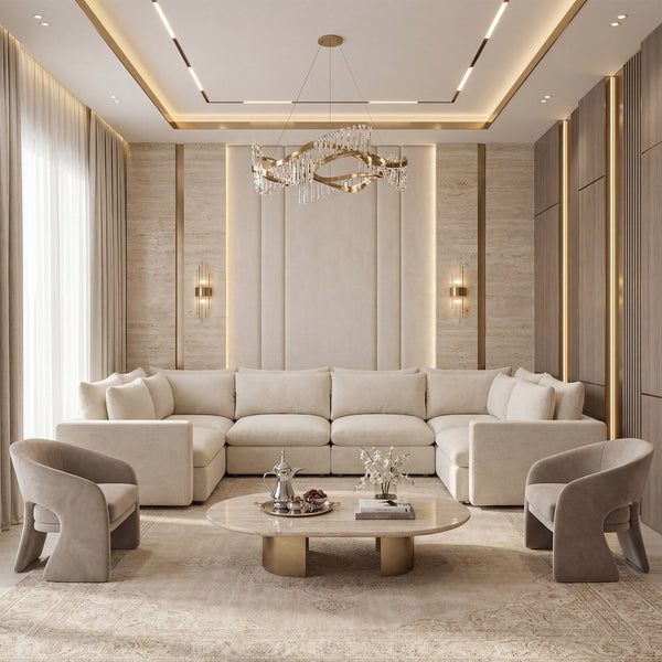 Poppy U Shape Majlis Sofa