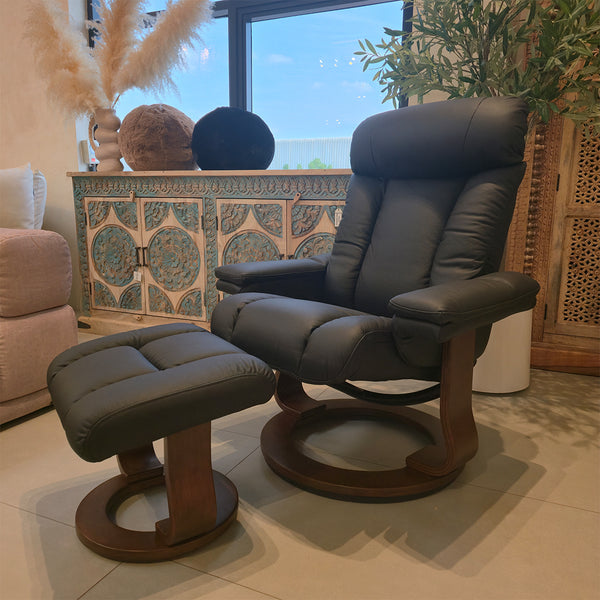 Relaxa Armchair with Stool