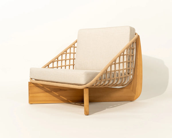 Rimba Rope Detail Armchair Teak Wood
