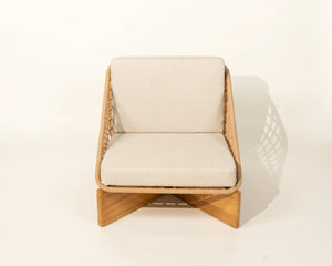 Rimba Rope Detail Armchair Teak Wood