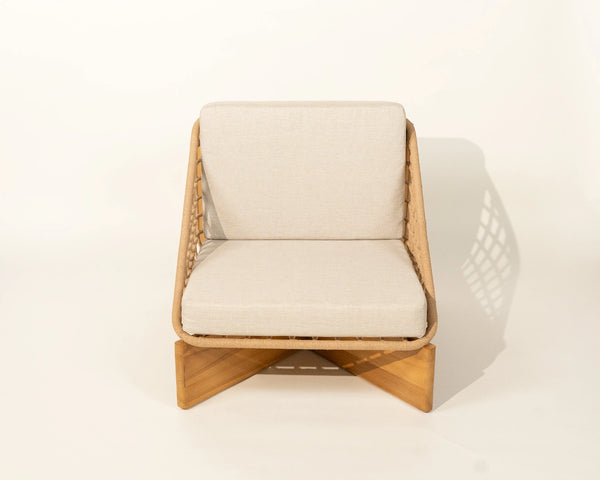 Rimba Rope Detail Armchair Teak Wood