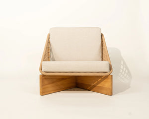 Rimba Rope Detail Armchair Teak Wood