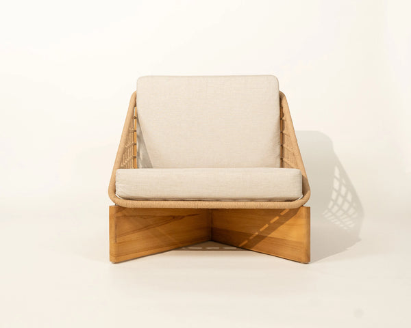 Rimba Rope Detail Armchair Teak Wood
