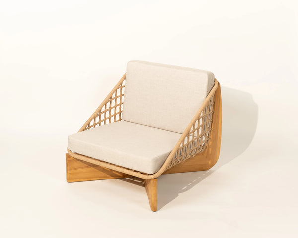 Rimba Rope Detail Armchair Teak Wood