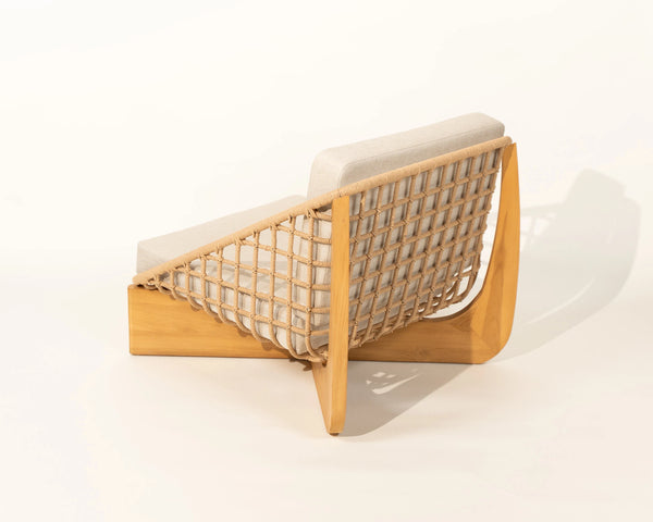 Rimba Rope Detail Armchair Teak Wood