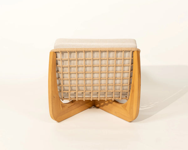 Rimba Rope Detail Armchair Teak Wood