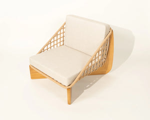 Rimba Rope Detail Armchair Teak Wood