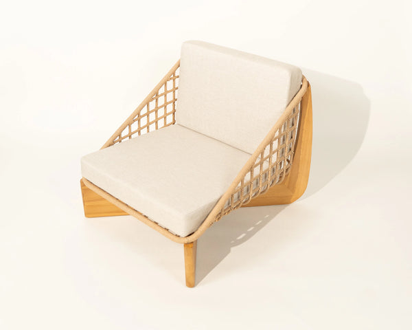 Rimba Rope Detail Armchair Teak Wood