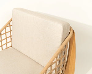 Rimba Rope Detail Armchair Teak Wood