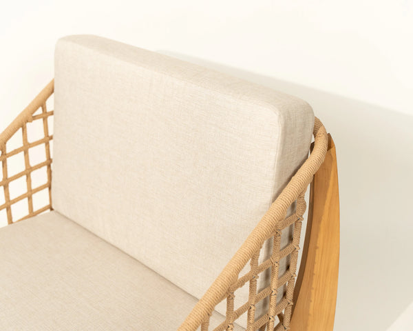 Rimba Rope Detail Armchair Teak Wood