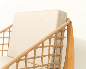 Rimba Rope Detail Armchair Teak Wood