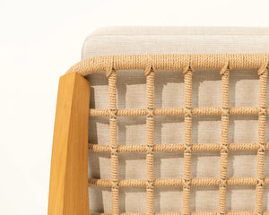 Rimba Rope Detail Armchair Teak Wood