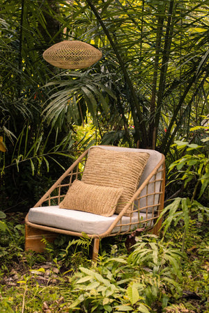 Rimba Rope Detail Armchair Teak Wood