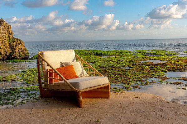 Rimba Rope Detail Armchair Teak Wood